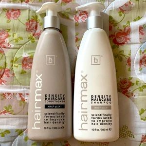 Hairmax Density hair care shampoo and conditioner dual